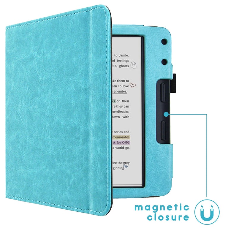 imoshion Étui de liseuse portefeuille en cuir végan pour Kobo Libra Colour / Tolino Vision Color Dorée Neuf - vue 8