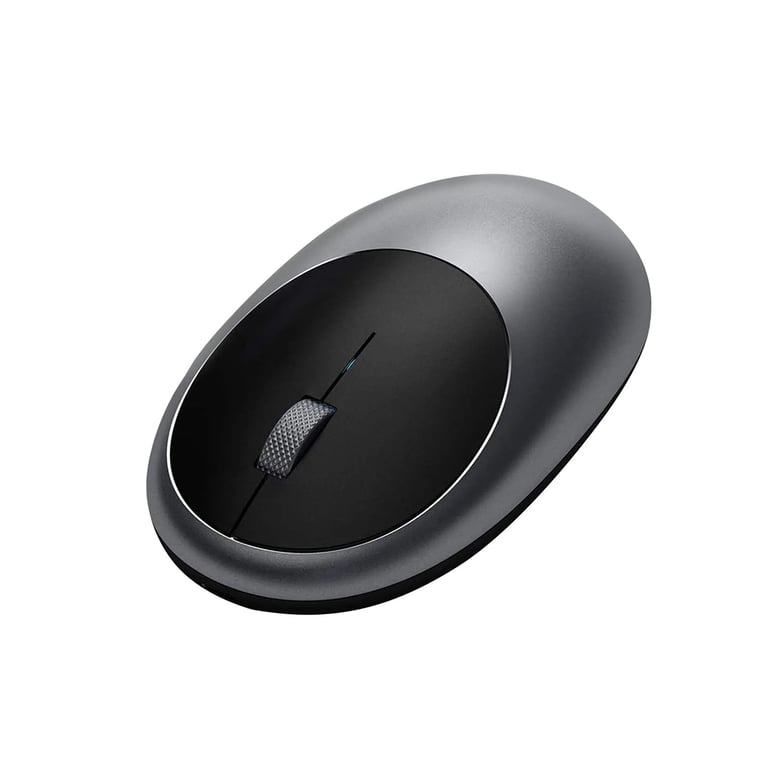 Souris d'Ordinateur Sans Fil M1 Ambidextre Bluetooth 4.0 Moderne et Ergonomique Gris - Neuf