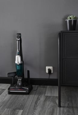 Rowenta X-Trem Compact RH1239 Aspiradora escoba Batería Secar Sin bolsa 0,4 L Azul