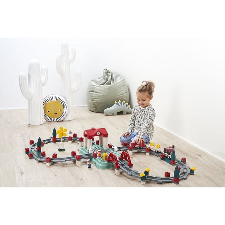 Ecoiffier Baril circuit train - 140 pcs - Dès 18 mois - vue 7
