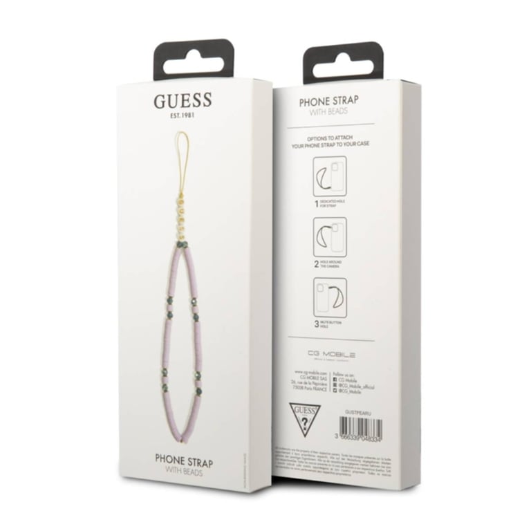 Guess Phone Strap Perles Heishi 3666339048334 - vue 2