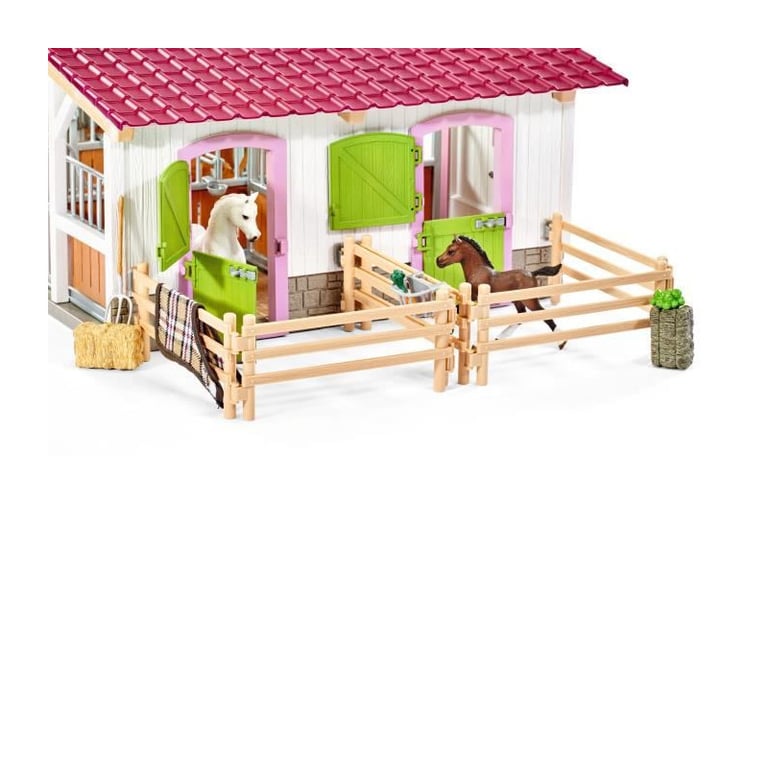 Schleich Centre équestre avec cavaliere et chevaux 42344 Neuf - vue 3
