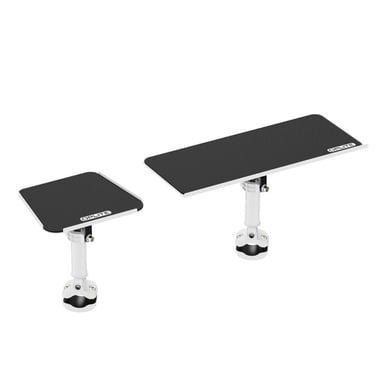 Piattaforma per tastiera e mouse Oplite R8 Bianca per cockpit sim racing Regolabile 5 cm 3 assi Carico max 15 kg