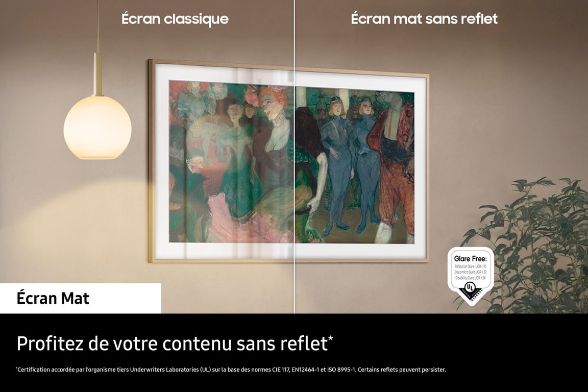 TV QLED The Frame 55'' 2025 4K - vue 5