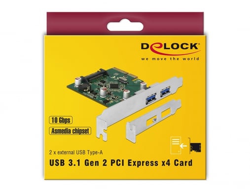 DeLOCK 90298 tarjeta y adaptador de interfaz Interno USB 3.2 Gen 1 (3.1 Gen 1)