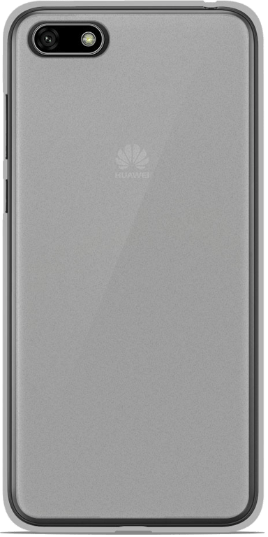 Coque silicone unie compatible Givré Blanc Huawei Y5 2018