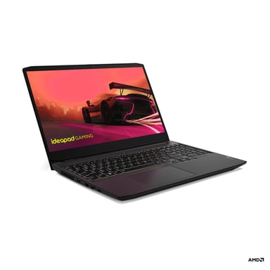 Lenovo IdeaPad Gaming 3 5600H Ordinateur portable 39,6 cm (15.6'') Full HD AMD Ryzen™ 5 8 Go DDR4-SDRAM 512 Go SSD NVIDIA GeForce RTX 3060 Wi-Fi 6 (802.11ax) Windows 10 Home Noir