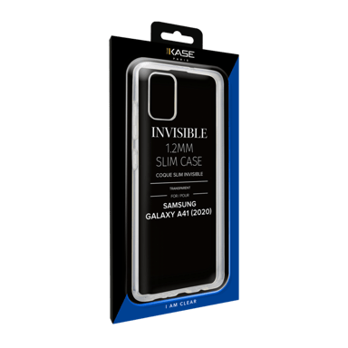 Custodia sottile invisibile per Samsung Galaxy A41 2020 1,2 mm, trasparente
