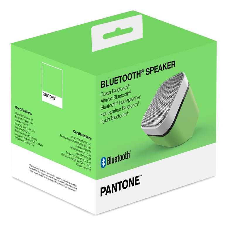 Pantone PT BS003G haut parleur portable et de fête Enceinte portable mono Neuf - vue 2