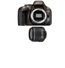 Nikon D5200 + AF-S DX NIKKOR 18-55mm Juego de cámara SLR 24,1 MP CMOS 6000 x 4000 Pixeles Bronce