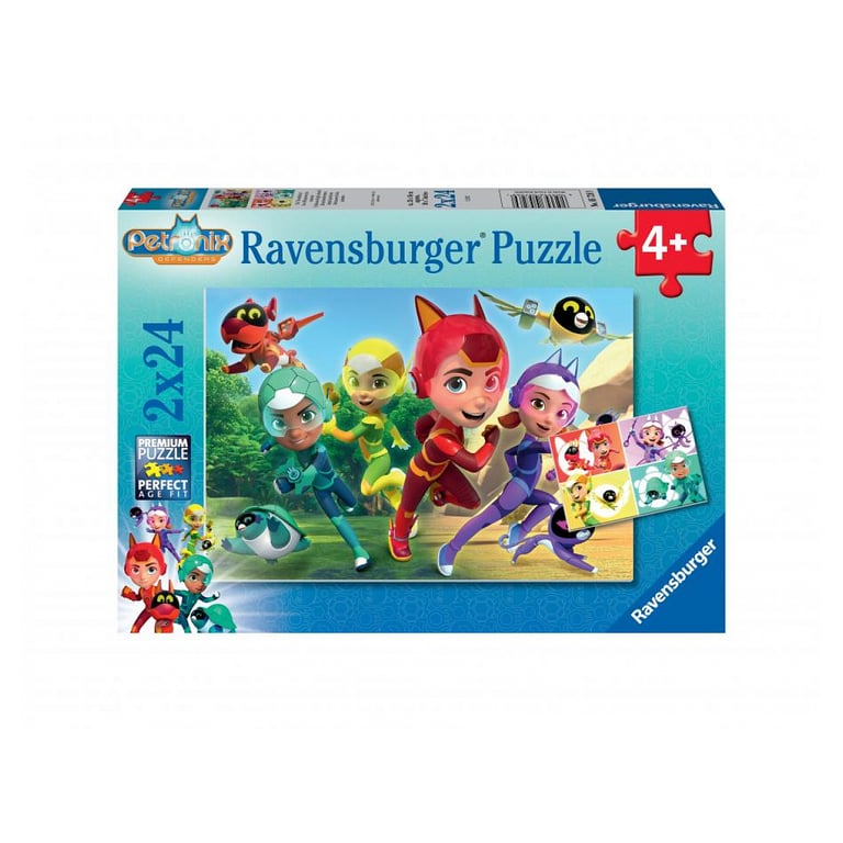Puzzle 2 x 24 pièces : Les défenseurs des Animaux Ravensburger France - vue 3