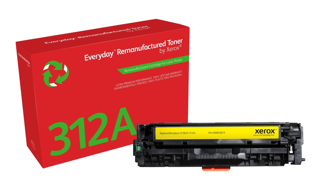 CF382AHP 312AYellowEveryday Yellow Toner compatible with HP 312A (CF382A) Standard CapacityHP Color LaserJet Pro MFP M476 - Neuf