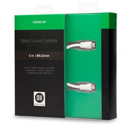 D2 Diffusion D2SAT500 cable coaxial 5 m SAT Blanco