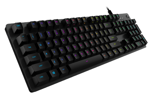 Logitech G 920-009370 clavier Gaming USB US International Charbon