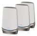 NETGEAR Orbi Quad-band RBKE963 AXE11000 WiFi 6E Mesh System Quad-band (2,4 GHz / 5 GHz-1 / 5 GHz-2 / 6 GHz) Wi-Fi 6 (802.11ax) Grigio, Bianco 16 Interno