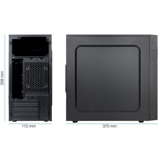 TooQ TQC 4701U3C B unité centrale Mini Tower Neuf - vue 3
