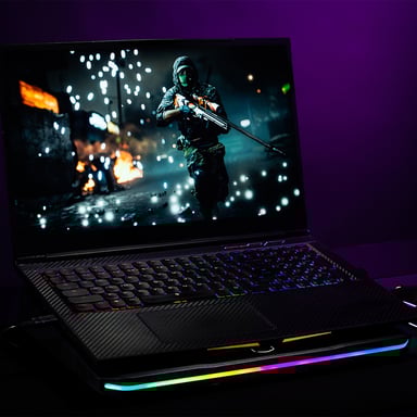 Cooler Master NotePal X150 Spectrum almohadilla fría 43,2 cm (17'') 1000 RPM Negro