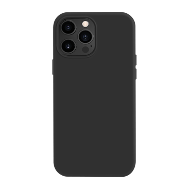 Coque en Gel de Silicone Doux pour Apple iPhone 13 Pro Max, Noir satin