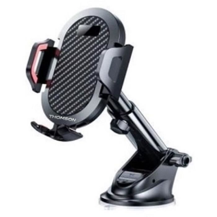 Porte téléphone THOMSON Fixation ventouse Rotatif 360° Avec bras télescopique - vue 3