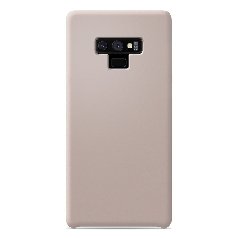 Coque silicone unie Soft Touch Sable rosé compatible Samsung Galaxy Note 9  - 1001 coques
