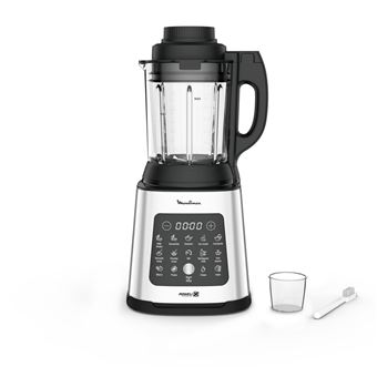 Frullatore Moulinex Perfectmix Cook LM835D10 da 1400 W, colore argento e nero.