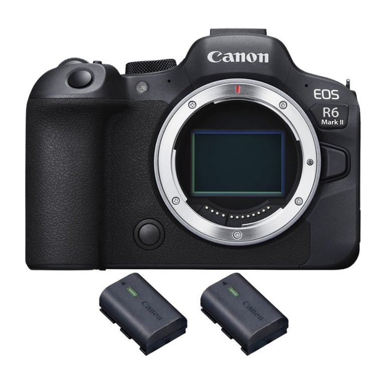 Appareil photo hybride Canon EOS R6 Mark II + 2 Canon LP-E6NH + Ebook  20 astuces pour des images qui claquent  - Neuf