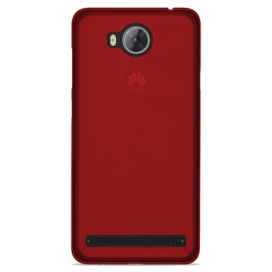 Coque silicone unie compatible Givré Rouge Huawei Y3 II