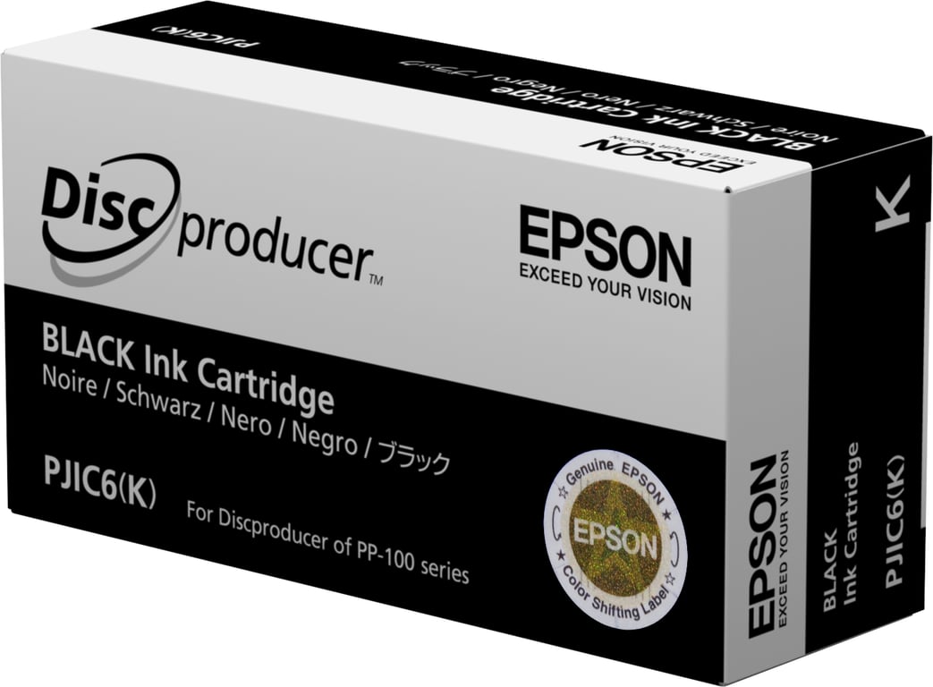EPSON Cart. Encre PP-100 PJI-C6 Noir - Neuf