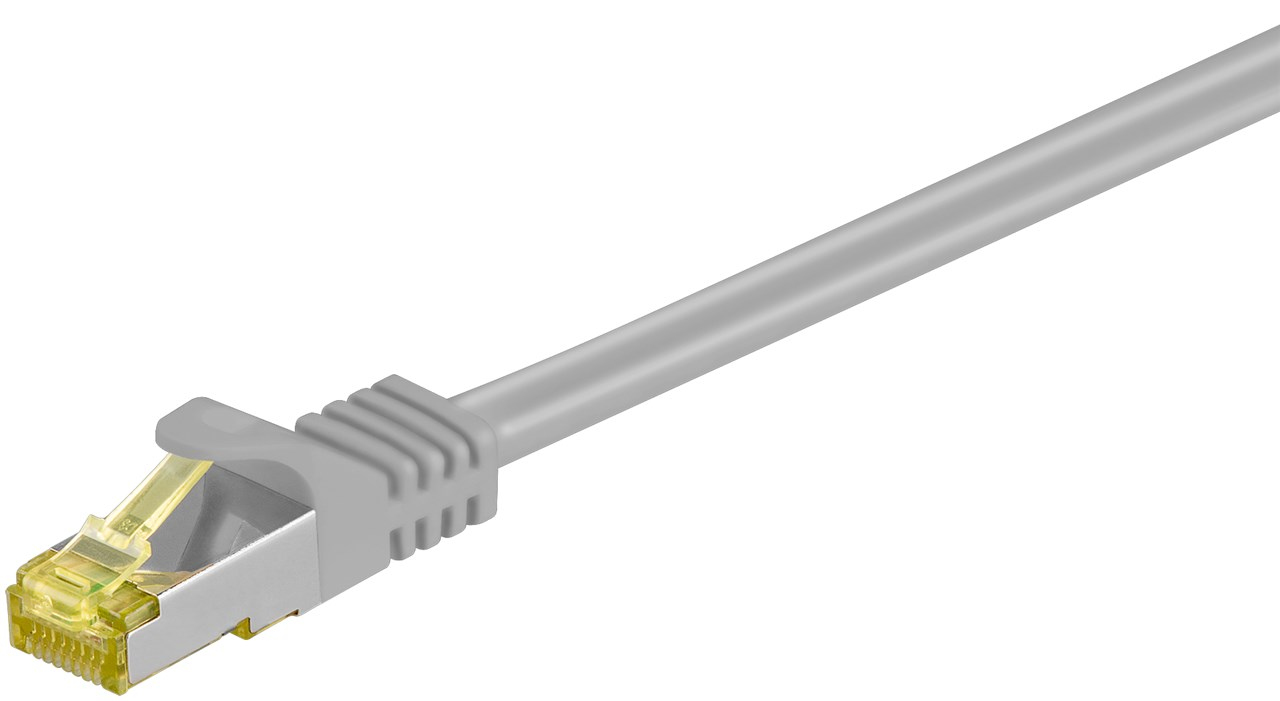 Goobay 91666 câble de réseau Gris 25 m Cat7 S/FTP (S-STP) - Neuf