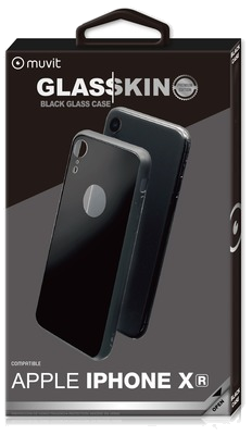 Glasskin Coque Glass Case Noire: Apple Iphone Xr