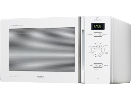 Micro-Ondes Grill Whirlpool MCP345WH – 25L 800W, 6 Niveaux de Puissance, Jet Defrost - vue 6