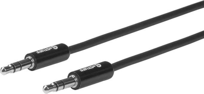 eSTUFF ES608001 câble audio 0,5 m 3,5mm Noir