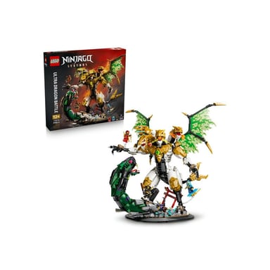 LEGO NINJAGO Legends 71872 Ultra Dragon Battle à 4 têtes 2178 pièces Vert/Or