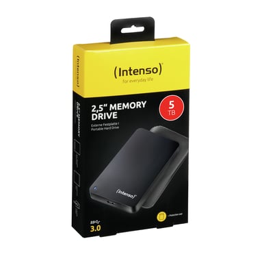 Intenso HDD 5TB USB3 2.5P CON FOLDER disco duro externo 5400 RPM 2.5'' USB tipo A 2.0/3.2 Gen 1 (3.1 Gen 1) Negro