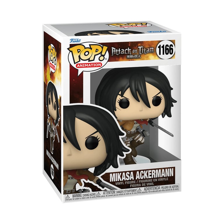 POP Animation: AoT S3 Mikasa Ackerman - vue 3
