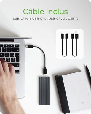 ICY BOX IB-1824ML-C31 Enceinte ssd Noir M.2