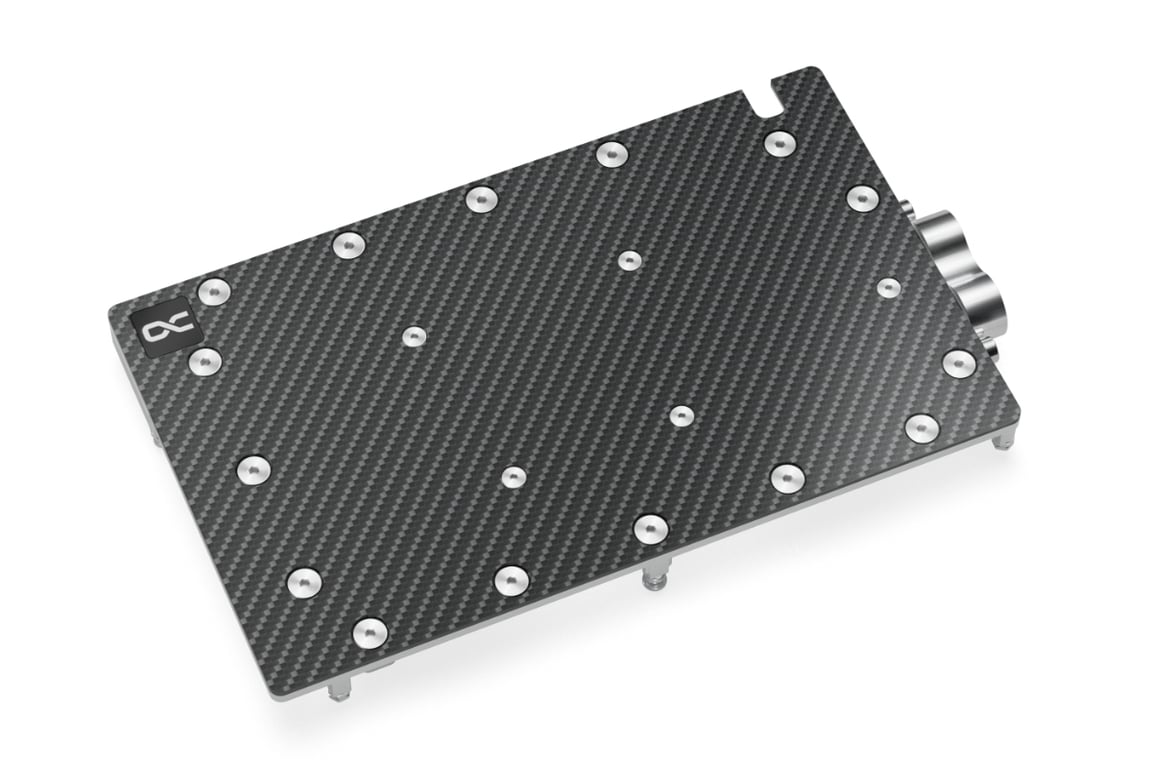 Aquatuning GmbH 13395 pièce et accessoire pour systèmes de refroidissement d'ordinateurs Refroidisseur par eau + plaque arrière Neuf