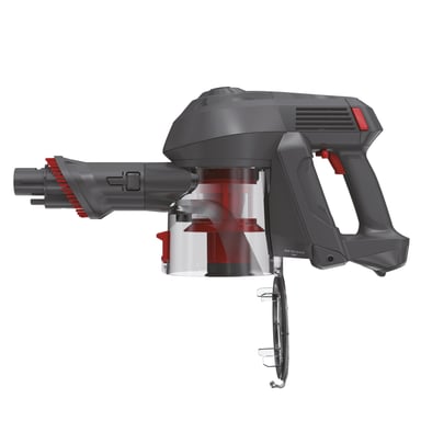 Hoover HF103PX 011 Aspiradora escoba 2 en 1 Batería Secar Sin bolsa Negro, Rojo 2 Ah