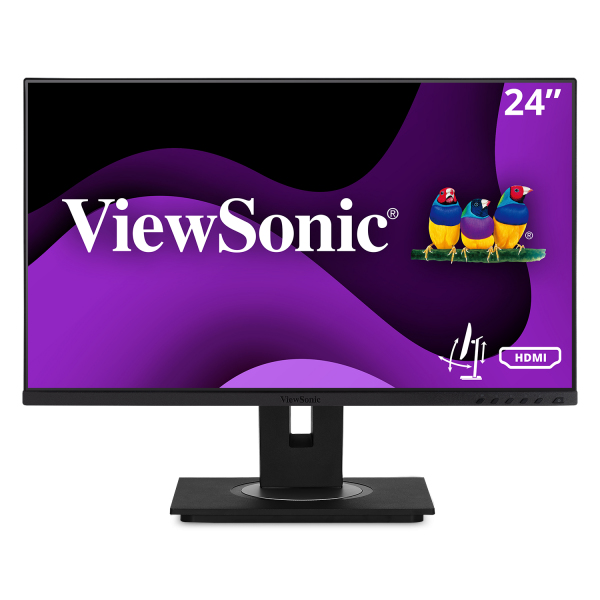 ViewSonic VG2448a 2 LED monitor 24 23.8 viewable 1920 x 1080 Full HD @ 60 Hz IPS 250 cdm2 1000: Neuf