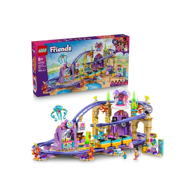 LEGO Friends 42703 Les montagnes russes des sirènes 864 pièces App Instructions - Neuf