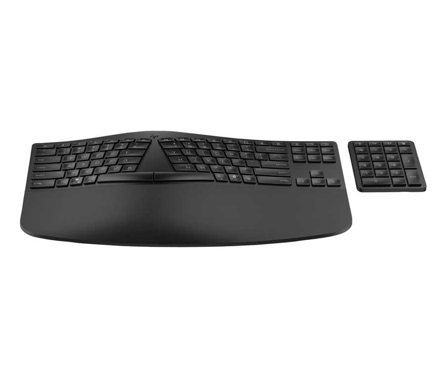 HP 960 Tastatur und Tastenfeld Set kompakte Größe 2 Zonen Layout separater Ziffernblock kurzer Tastenhub Device clavier Maison RF sans fil + Bluetooth Neuf - vue 1