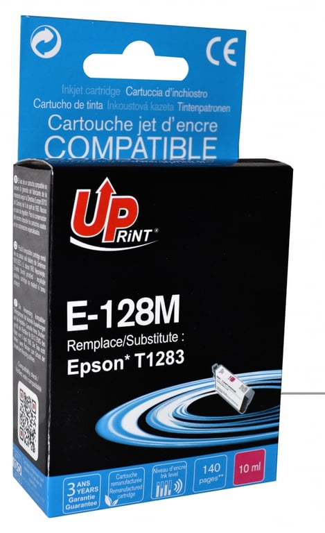 Cartouche encre UPrint compatible EPSON T128 Neuf - vue 3