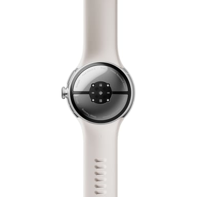 Google Pixel Watch 2 AMOLED 41 mm Numérique Écran tactile Argent Wifi GPS (satellite), blanc