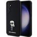 Funda Karl Lagerfeld de silicona con broche metálico para Galaxy S23 FE, negro