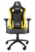 TALIUS silla Vulture gaming negra/amarilla butterfly, base nylon, ruedas nylon
