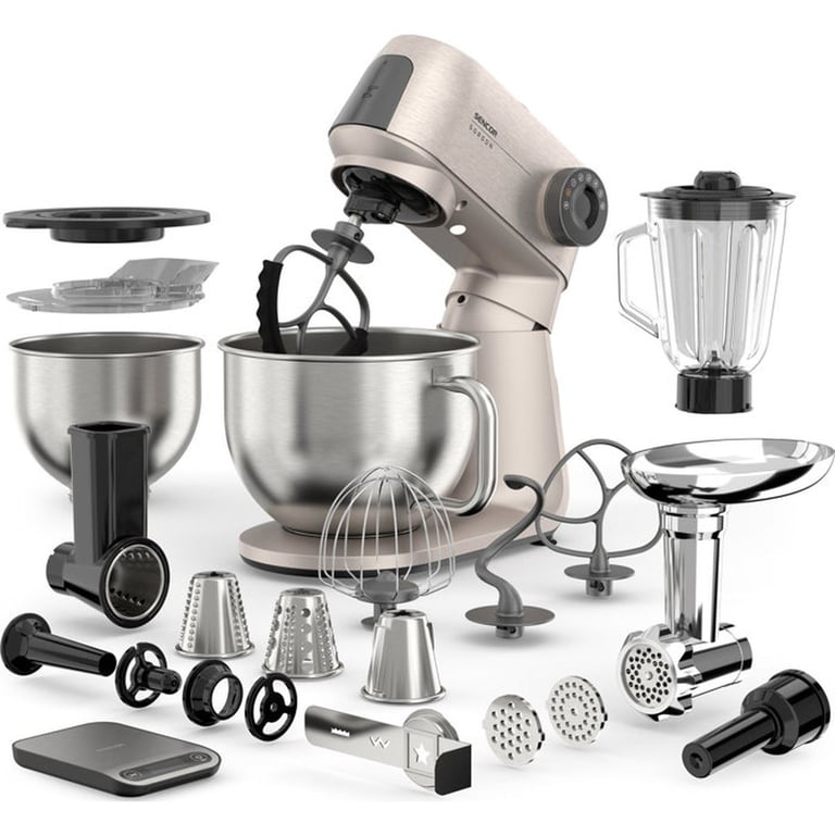 Robot multifonctions robot menager robot de cuisine Sencor Robot planétaire STM 7651WS mélangeur planétaire