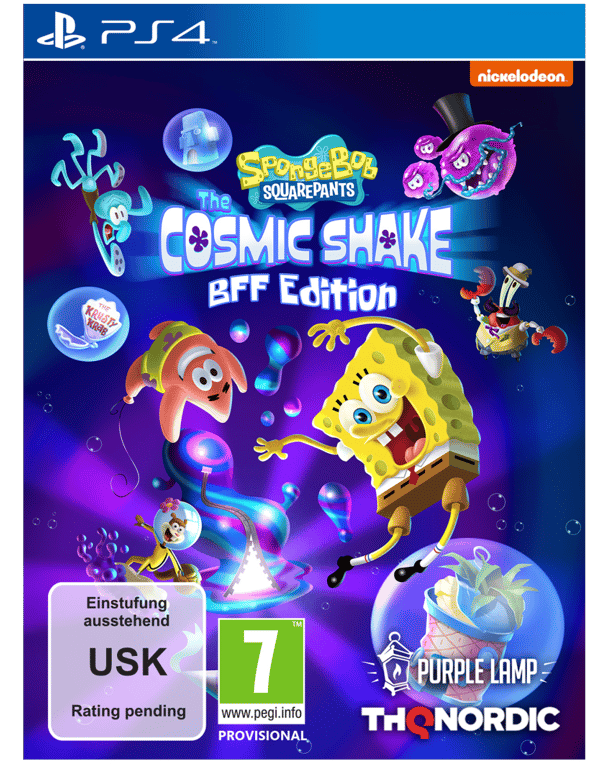 Sponge Bob Squarepants The Cosmic Shake BFF Edition PS4 Neuf