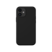 Custodia antiurto in morbido silicone gel per Apple iPhone 12 mini, nero satinato