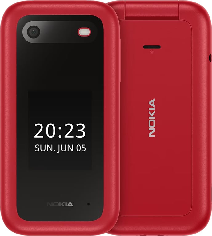 Nokia 2660 7,11 cm (2.8 ) 123 g Rouge Téléphone numérique - Neuf