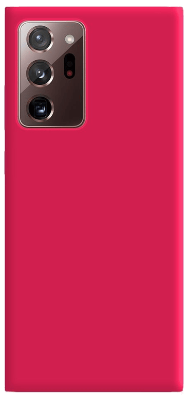 Coque silicone unie compatible Mat Rose Samsung Galaxy Note 20 Ultra